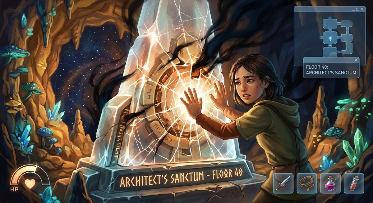 The seal mechanism shatters – crystalline branches fracturing along a thousand lines, darkness pressing through the gaps, Maya’s Scout-light flickering against the consuming void